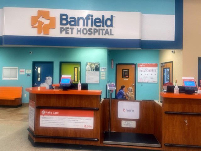 The Banfield Greenwood hospital check-in