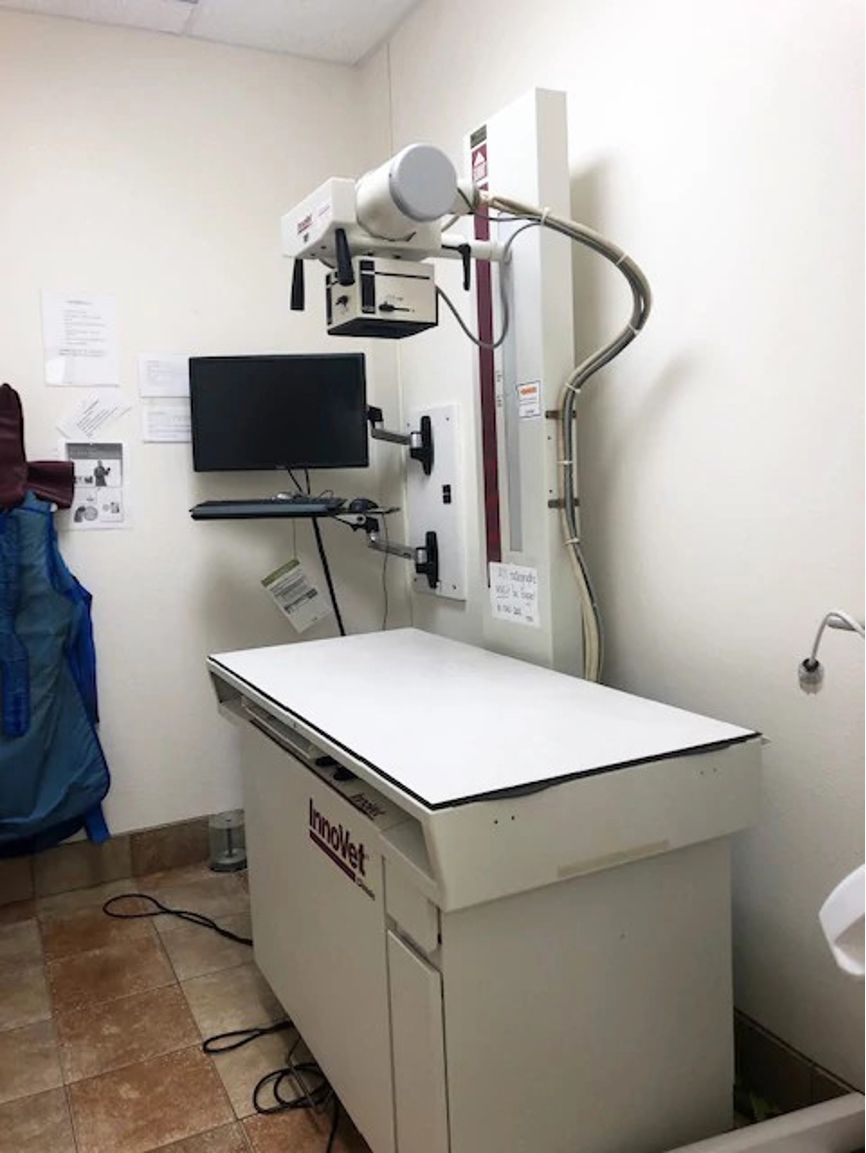 The x-ray suite of the Banfield Pet Hospital, Fayetteville, NC