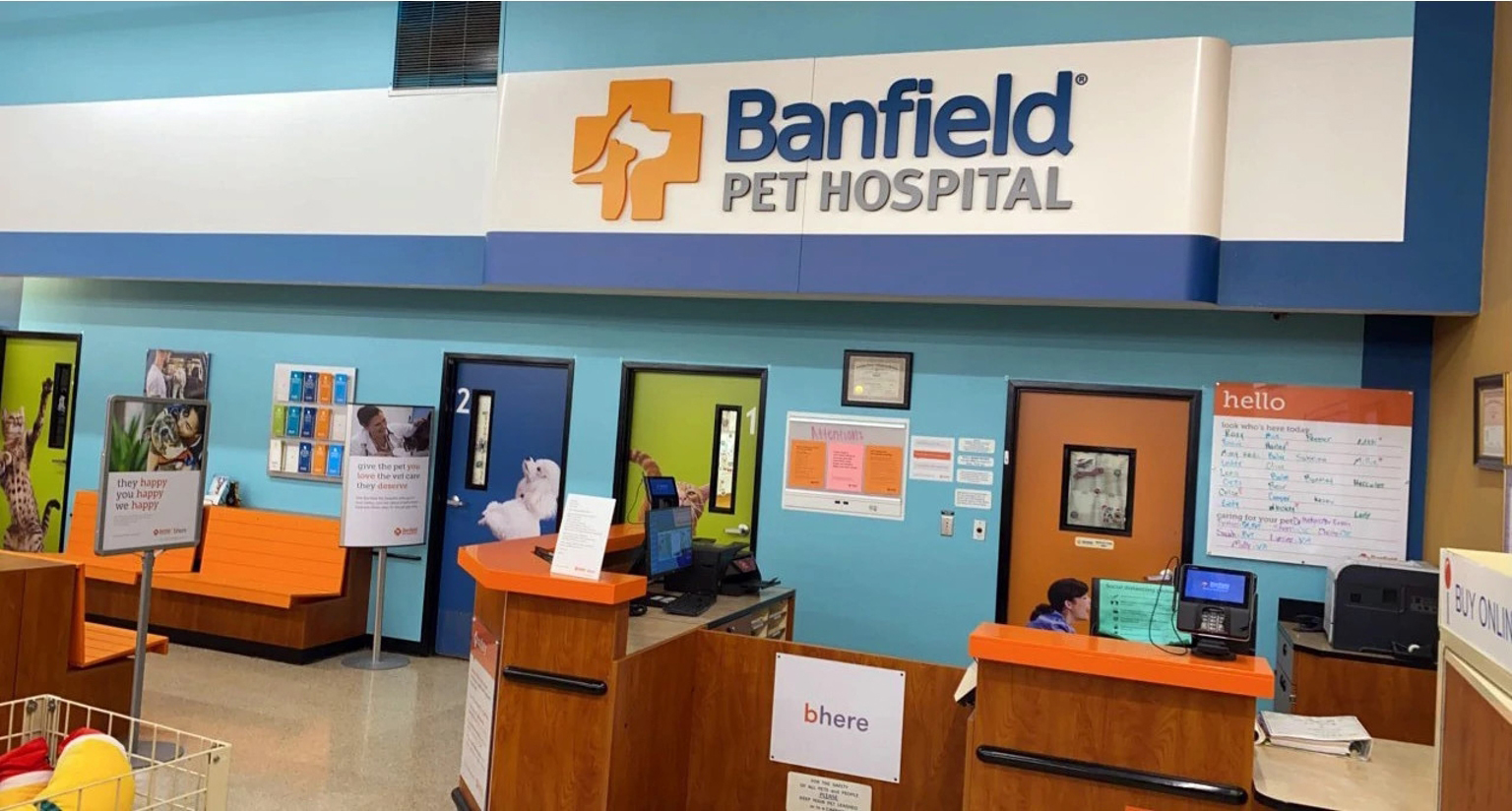 Banfield Pet Hospital, Covington, LA - Lobby 